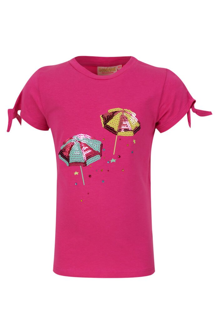 Someone Meisjes t-shirt - Connie-SG-02-C - Donker roze Someone Meisjes t-shirt - Connie-SG-02-C - Donker rozeMateriaal 95%Com Cott