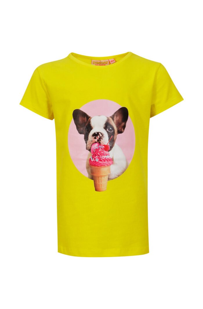 Someone Meisjes t-shirt - Gummie-SG-02-D - Helder geel Someone Meisjes t-shirt - Gummie-SG-02-D - Helder geelMateriaal 95%Com Cott