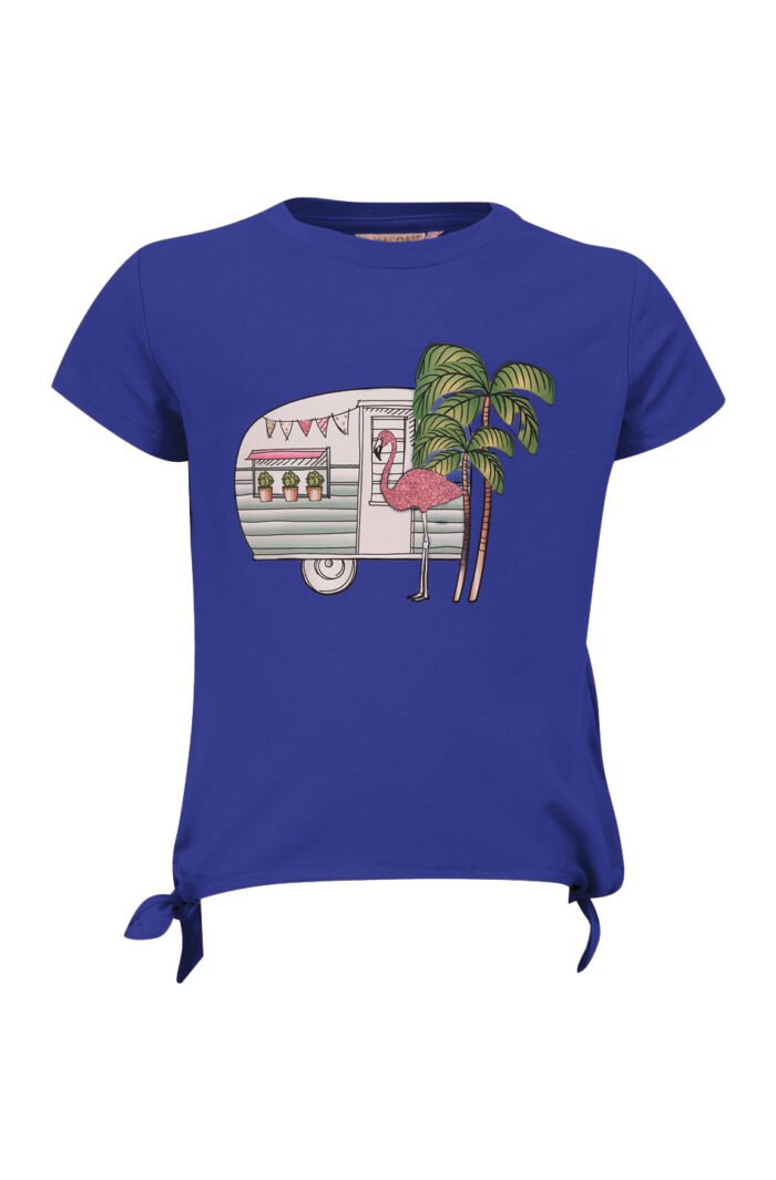 Someone Meisjes t-shirt - Imani-SG-02-C - Kobalt blauw Someone Meisjes t-shirt - Imani-SG-02-C - Kobalt blauwMateriaal 95%Com Cott