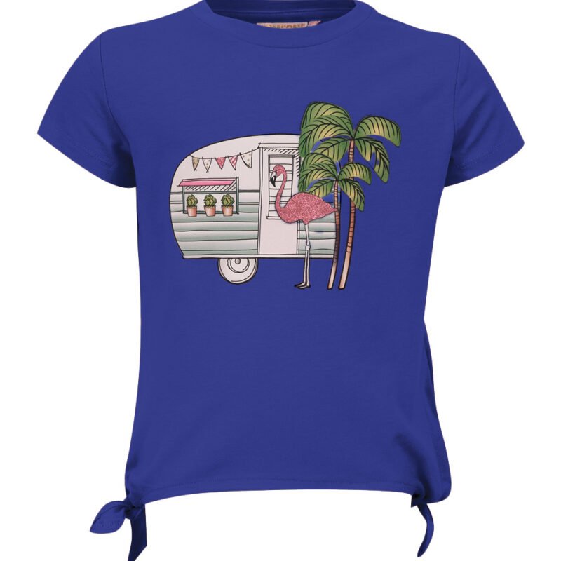 Someone Meisjes t-shirt - Imani-SG-02-C - Kobalt blauw Someone Meisjes t-shirt - Imani-SG-02-C - Kobalt blauwMateriaal 95%Com Cott