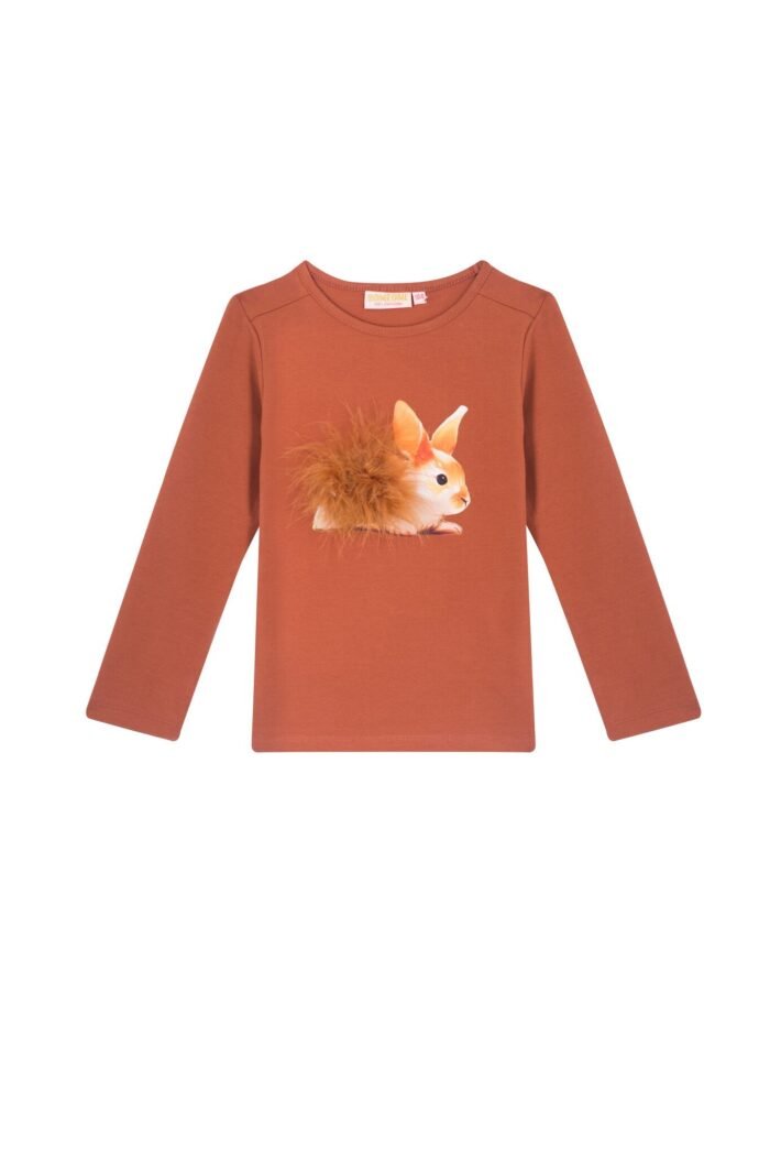 Someone Meisjes t-shirt LS - Cognac Someone Meisjes t-shirt LS - CognacMateriaal 95% Cotton