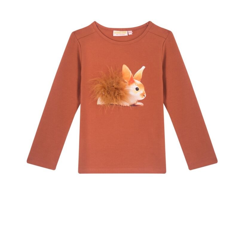 Someone Meisjes t-shirt LS - Cognac Someone Meisjes t-shirt LS - CognacMateriaal 95% Cotton