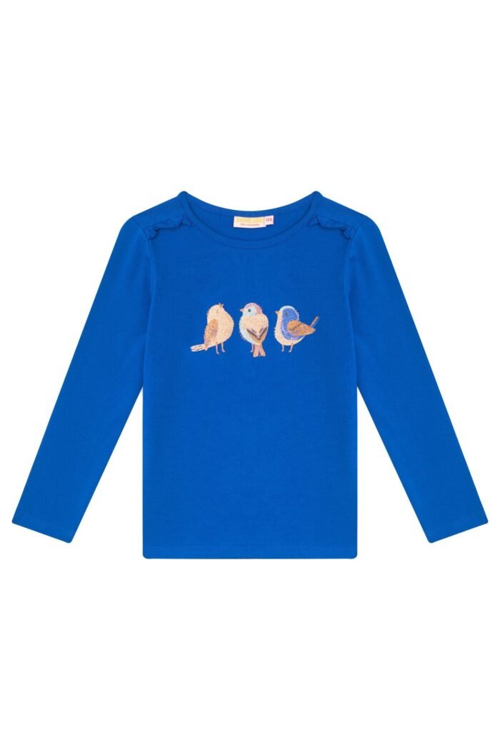 Someone Meisjes t-shirt LS - Donker kobalt blauw Someone Meisjes t-shirt LS - Donker kobalt blauwMateriaal 95% Cotton