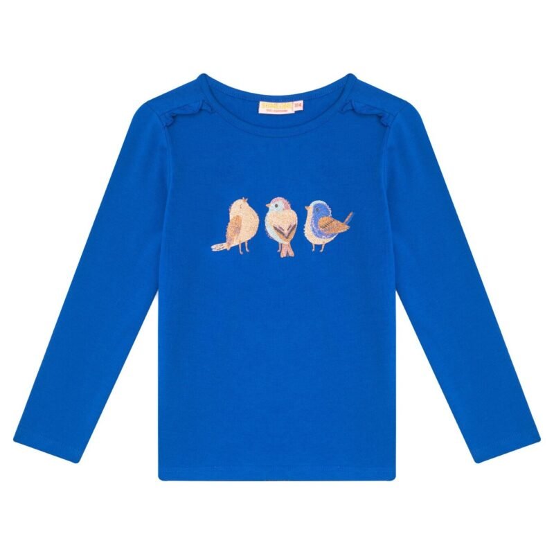 Someone Meisjes t-shirt LS - Donker kobalt blauw Someone Meisjes t-shirt LS - Donker kobalt blauwMateriaal 95% Cotton