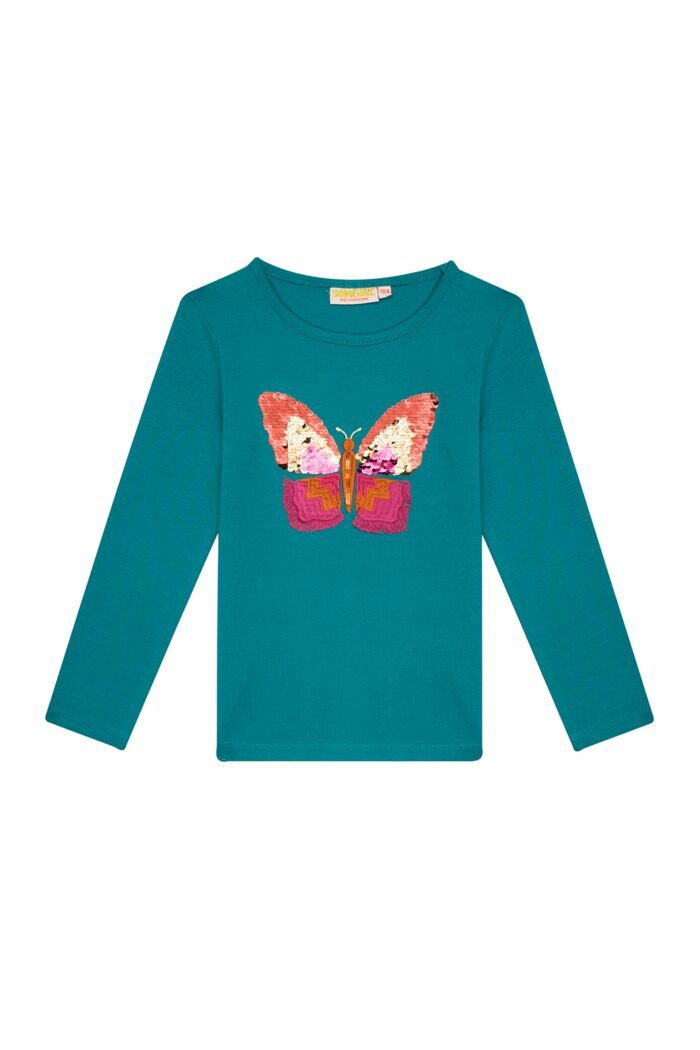 Someone Meisjes t-shirt LS - Donker mint blauw Someone Meisjes t-shirt LS - Donker mint blauwMateriaal 95% Cotton