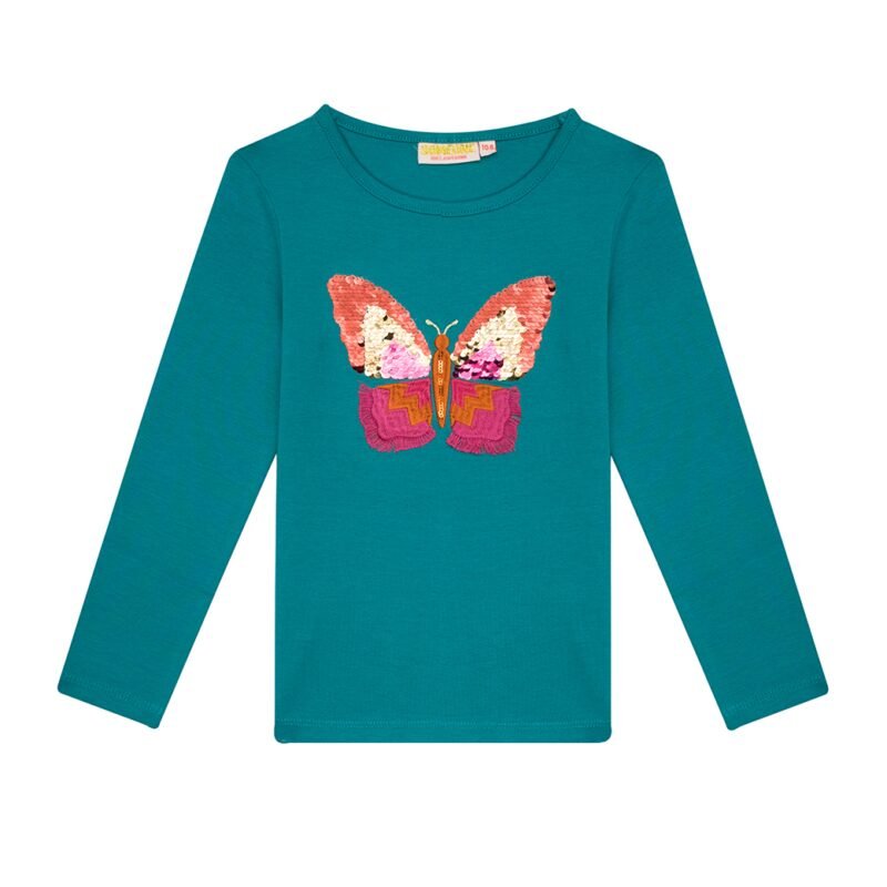 Someone Meisjes t-shirt LS - Donker mint blauw Someone Meisjes t-shirt LS - Donker mint blauwMateriaal 95% Cotton