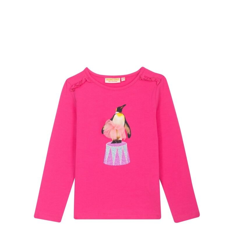 Someone Meisjes t-shirt LS - Donker roze Someone Meisjes t-shirt LS - Donker rozeMateriaal 95% Cotton
