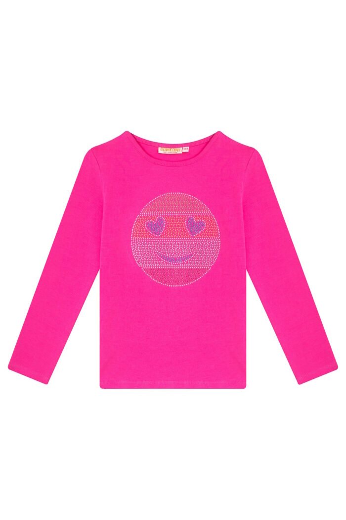 Someone Meisjes t-shirt LS - Donker roze Someone Meisjes t-shirt LS - Donker rozeMateriaal 95%Com Cott