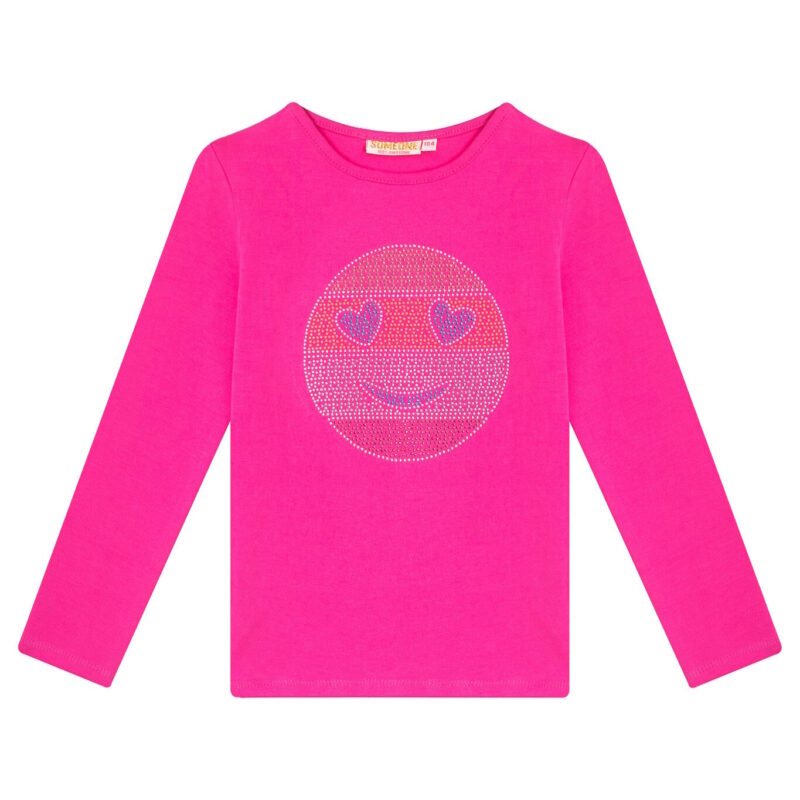 Someone Meisjes t-shirt LS - Donker roze Someone Meisjes t-shirt LS - Donker rozeMateriaal 95%Com Cott