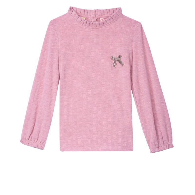 Someone Meisjes t-shirt LS - Oud roze Someone Meisjes t-shirt LS - Oud rozeMateriaal 46% Cot
