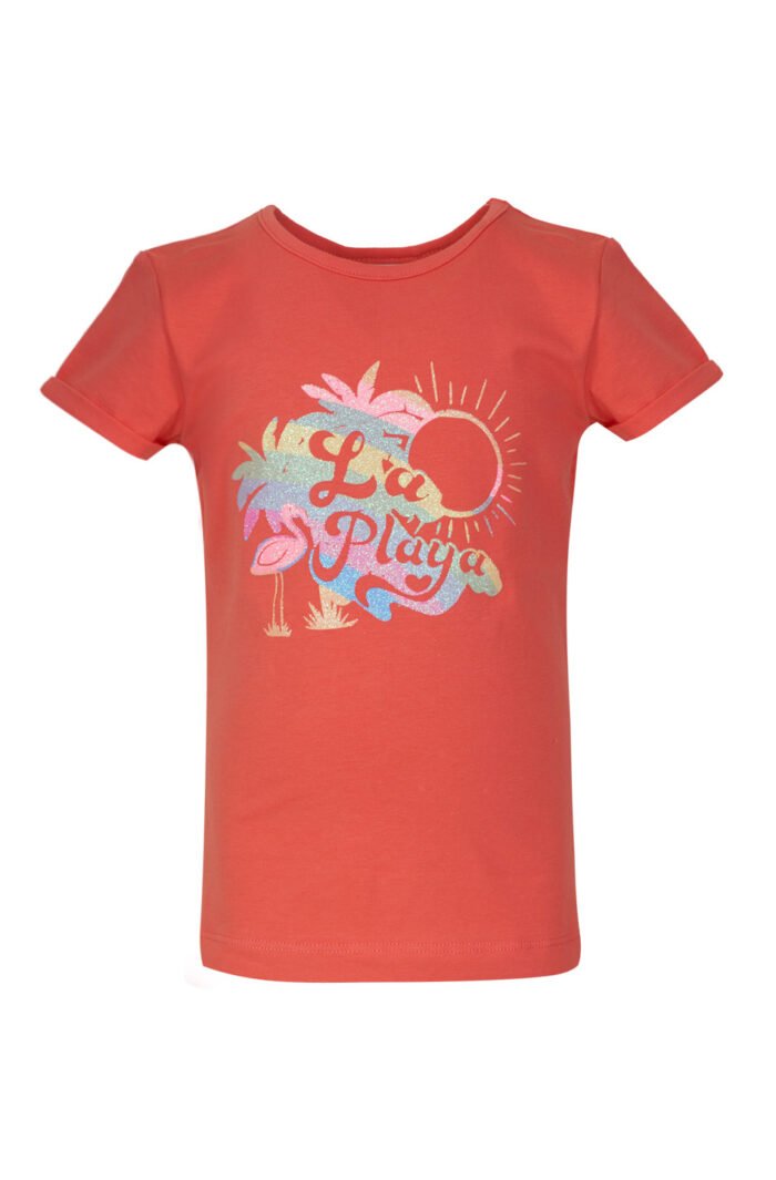 Someone Meisjes t-shirt - Morgana-SG-02-D - Koraal Someone Meisjes t-shirt - Morgana-SG-02-D - KoraalMateriaal 95%Com Cott