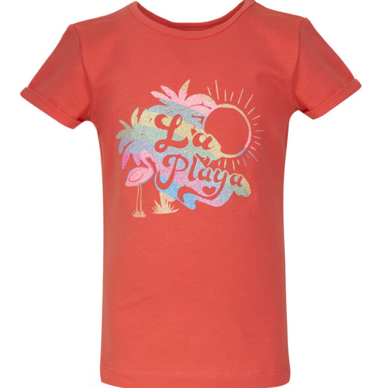 Someone Meisjes t-shirt - Morgana-SG-02-D - Koraal Someone Meisjes t-shirt - Morgana-SG-02-D - KoraalMateriaal 95%Com Cott