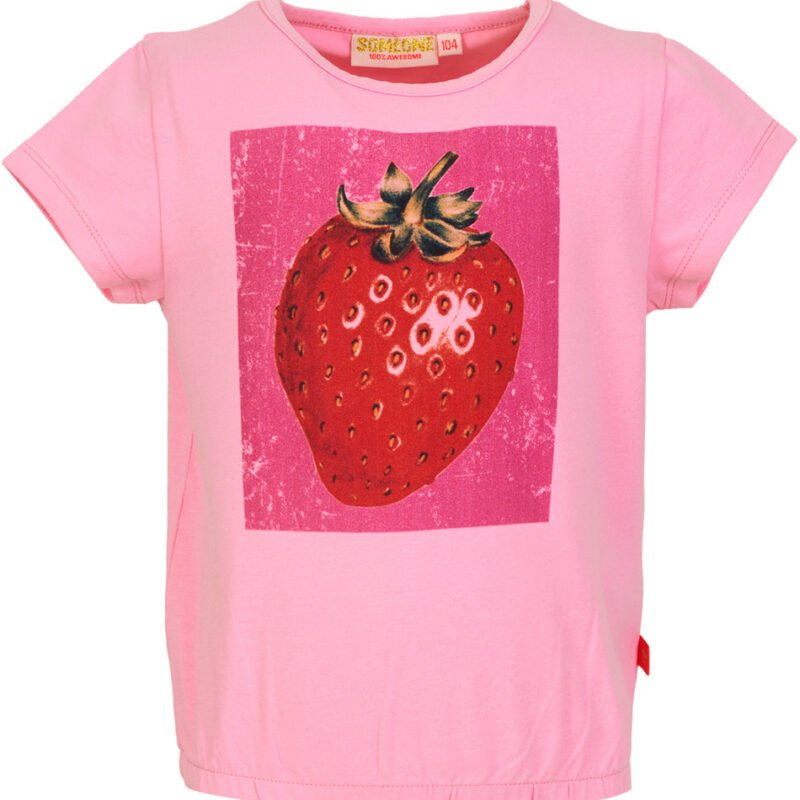 Someone Meisjes t-shirt - Pien-SG-02-F - Roze Someone Meisjes t-shirt - Pien-SG-02-F - RozeMateriaal 95%Com Cott