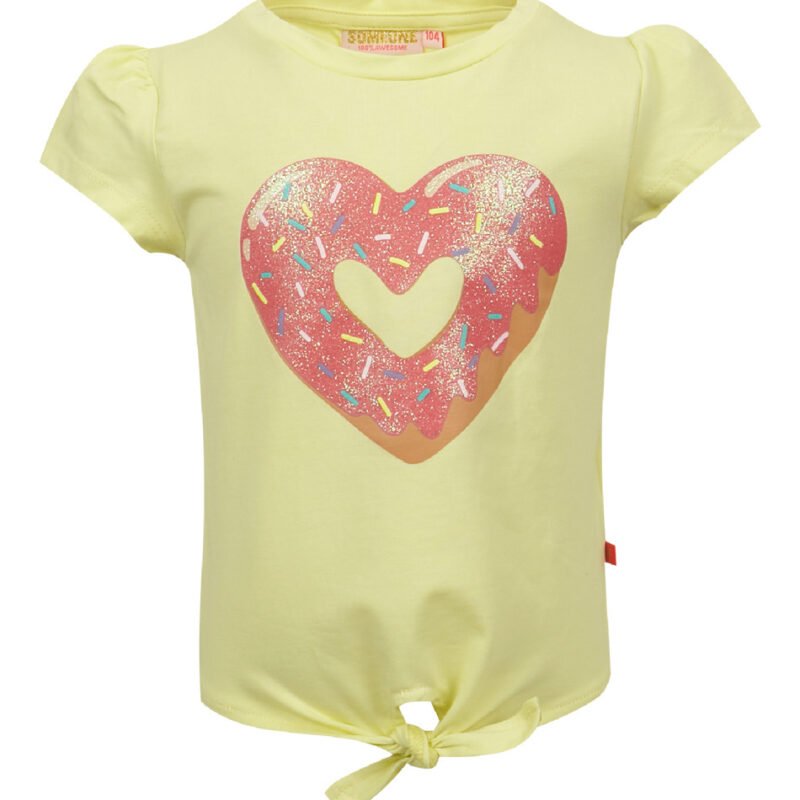 Someone Meisjes t-shirt - Suus-SG-02-B - Licht geel Someone Meisjes t-shirt - Suus-SG-02-B - Licht geel95%Com Cott