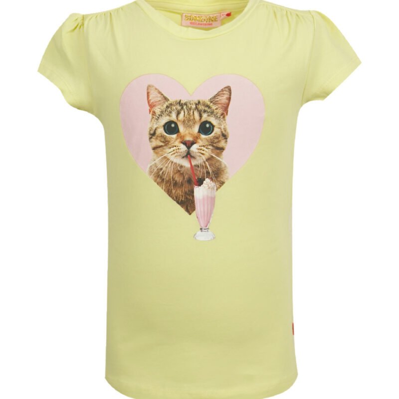 Someone Meisjes t-shirt - Yanna-SG-02-B - Licht geel Someone Meisjes t-shirt - Yanna-SG-02-B - Licht geel95%Com Cott