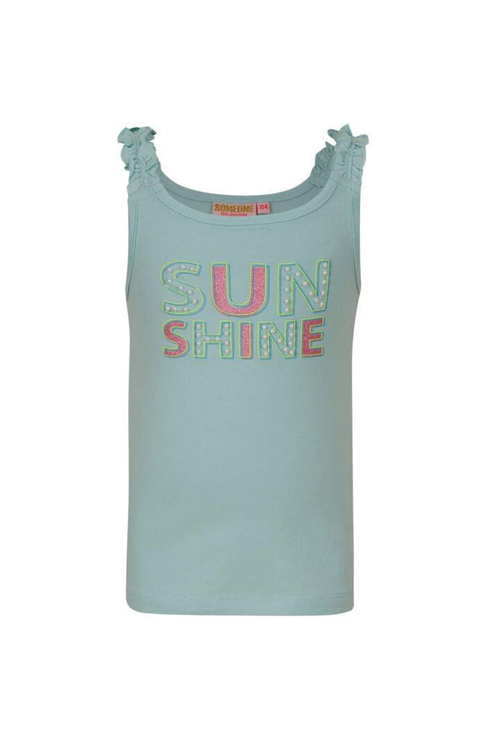 Someone Meisjes top - Imani-SG-01-E - Licht aqua blauw Someone Meisjes top - Imani-SG-01-E - Licht aqua blauwMateriaal 95%Com Cott