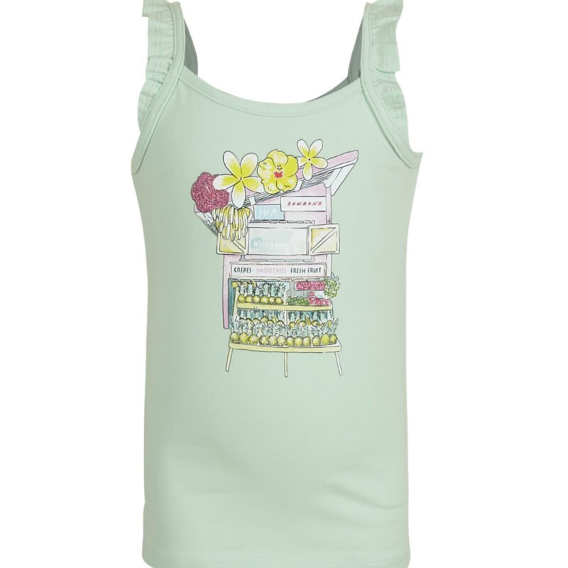 Someone Meisjes top - Trofru - Licht mint Someone Meisjes top - Trofru - Licht mint 95%com cott