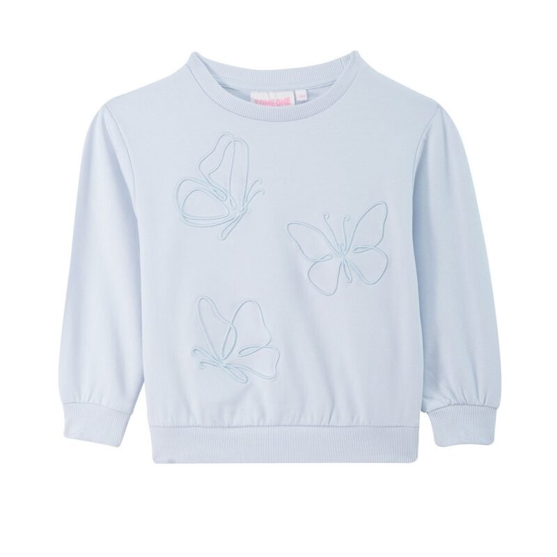Someone Zomer sweater meisjes - blauw - anouk Someone Zomer sweater meisjes - blauw - anoukMateriaal 95% combed katoen