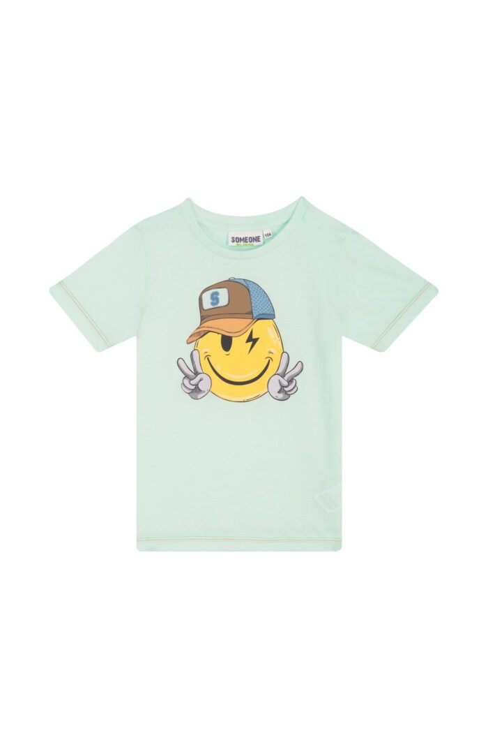Someone Zomer t-shirt jongens - groen - aaron Someone Zomer t-shirt jongens - groen - aaronMateriaal 100% combed katoen