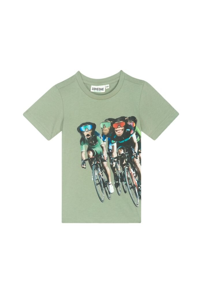 Someone Zomer t-shirt jongens - khaki groen - archie Someone Zomer t-shirt jongens - khaki groen - archieMateriaal 100% combed katoen