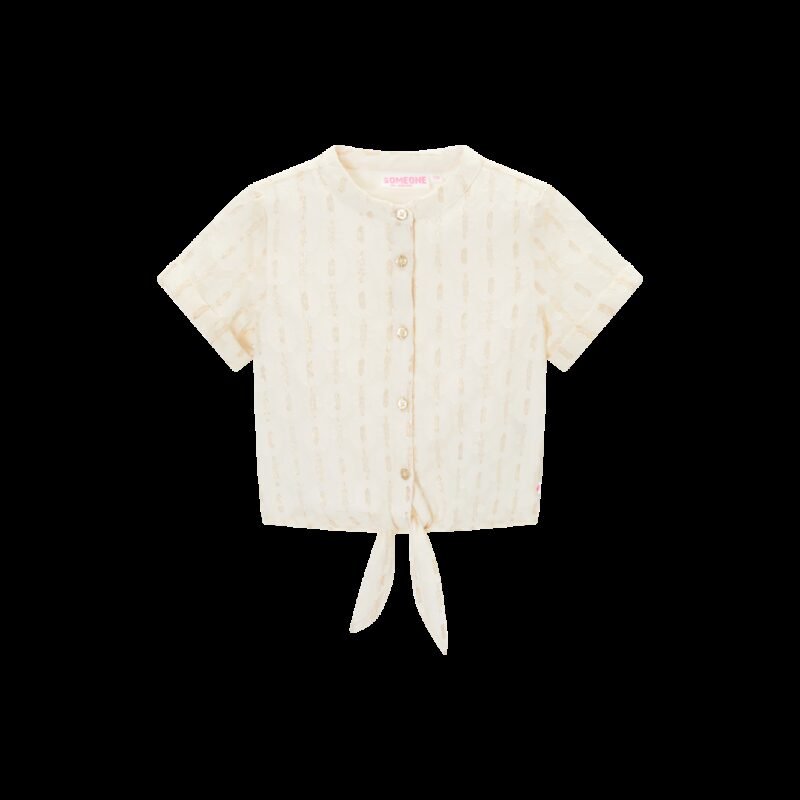Someone Zomer t-shirt meisjes - ecru - amanda Someone Zomer t-shirt meisjes - ecru - amandaMateriaal 100% polyester