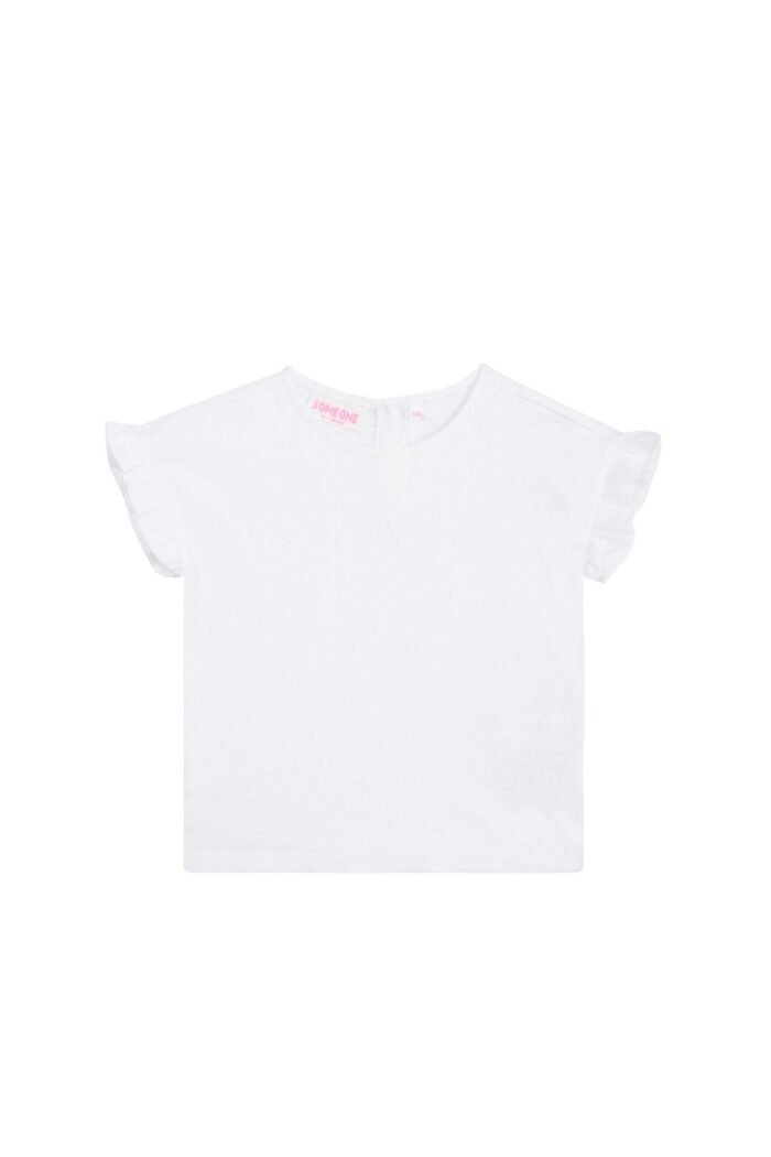 Someone Zomer t-shirt meisjes - ecru - amanda T Someone Zomer t-shirt meisjes - ecru - amanda TMateriaal 70% katoen