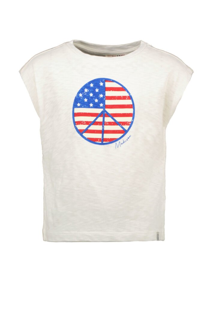 Street called Madison Meisjes t-shirt Happy - Off white Street Called Madison Meisjes t-shirt Happy - Off white100% cotton
