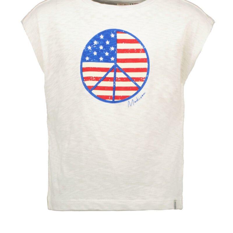 Street called Madison Meisjes t-shirt Happy - Off white Street Called Madison Meisjes t-shirt Happy - Off white100% cotton