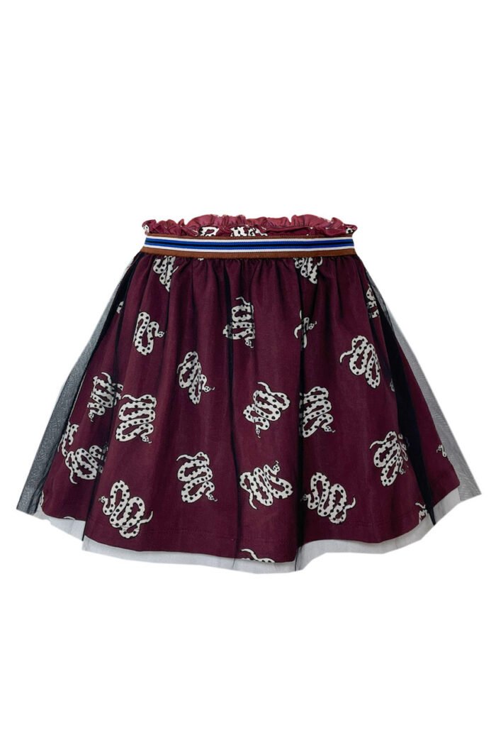 TOPitm Meisjes rok - Maxine - Slangenprint TOPitm Meisjes rok - Maxine - Slangenprint 95% coton/5% elastan/mesh