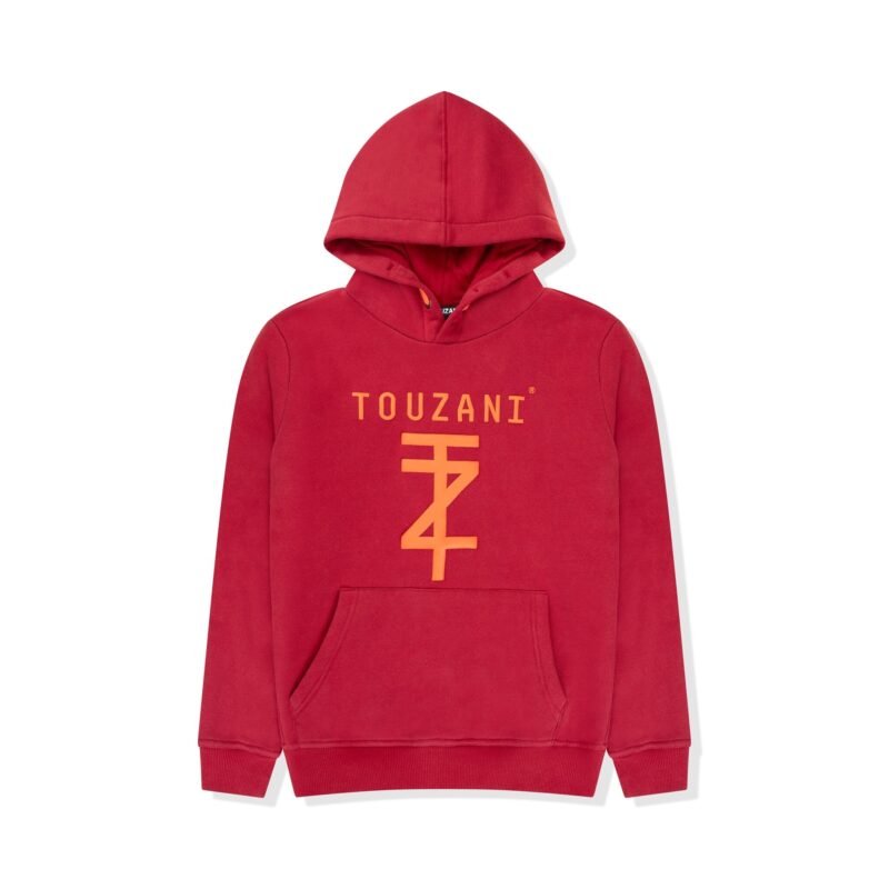 Touzani Hoodie - SHUSUI FEET - Rood Touzani Hoodie - SHUSUI FEET - RoodMateriaal 80/20% CO/POL FLEECE 340 GR