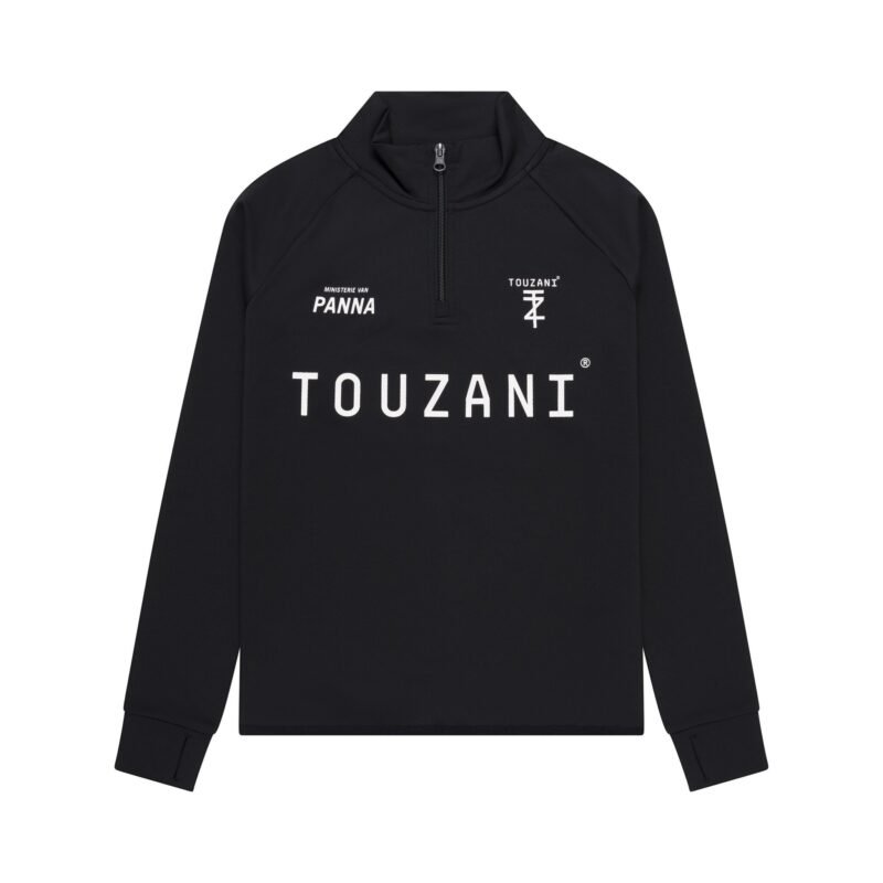 Touzani Trui - PLATINUM - Zwart Touzani Trui - PLATINUM - ZwartMateriaal 92/8% POL/EA