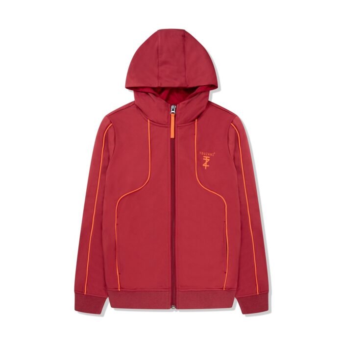 Touzani Vest - OSHIBA - Rood Touzani Vest - OSHIBA - RoodMateriaal 100% POLY TRICOT 220 GR
