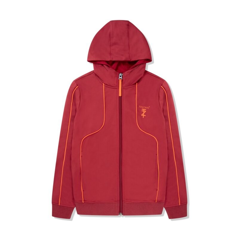 Touzani Vest - OSHIBA - Rood Touzani Vest - OSHIBA - RoodMateriaal 100% POLY TRICOT 220 GR