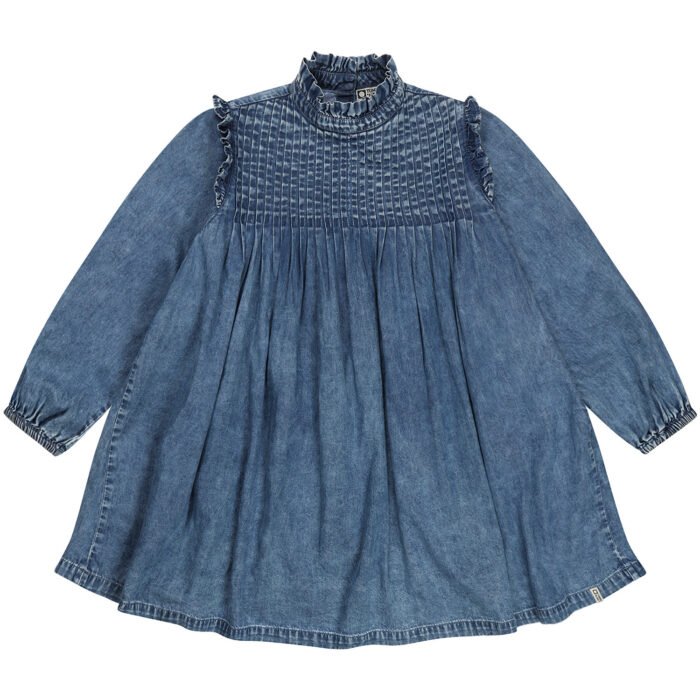 Tumble & Dry Meisjes jurk - Termignon - Denim acid wash Tumble & Dry Meisjes jurk - Termignon - Denim acid washMateriaal 100% Cotton