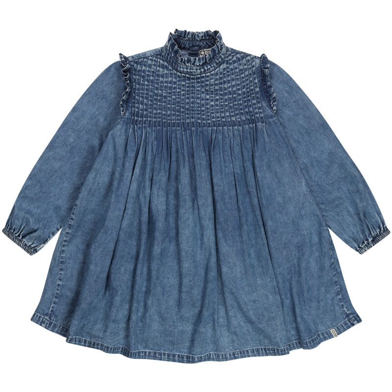 Tumble & Dry Meisjes jurk - Termignon - Denim acid wash Tumble & Dry Meisjes jurk - Termignon - Denim acid washMateriaal 100% Cotton