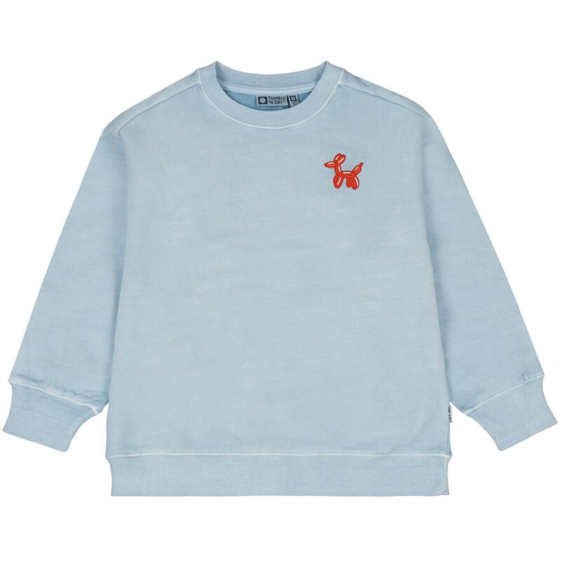 Tumble & Dry Meisjes sweater - Morzine - Dusty blauw Tumble & Dry Meisjes sweater - Morzine - Dusty blauwMateriaal 100% Cotton (Organic)