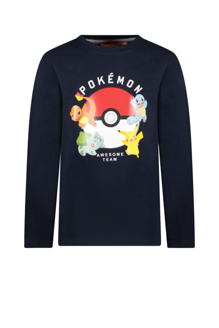 Tygo & Vito Jongens shirt - Pokemon - Navy blauw Tygo & Vito Jongens shirt - Pokemon - Navy blauwMateriaal 95% CO 5% EA