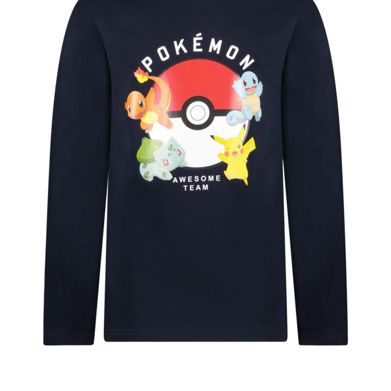 Tygo & Vito Jongens shirt - Pokemon - Navy blauw Tygo & Vito Jongens shirt - Pokemon - Navy blauwMateriaal 95% CO 5% EA