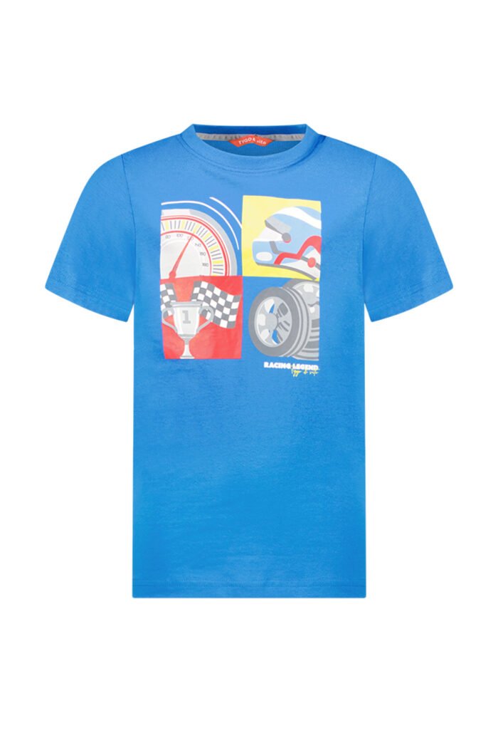 Tygo & Vito Jongens t-shirt - Joel - Sky blauw TYGO&vito Jongens t-shirt - Joel - Sky blauwMateriaal 95% CMIA