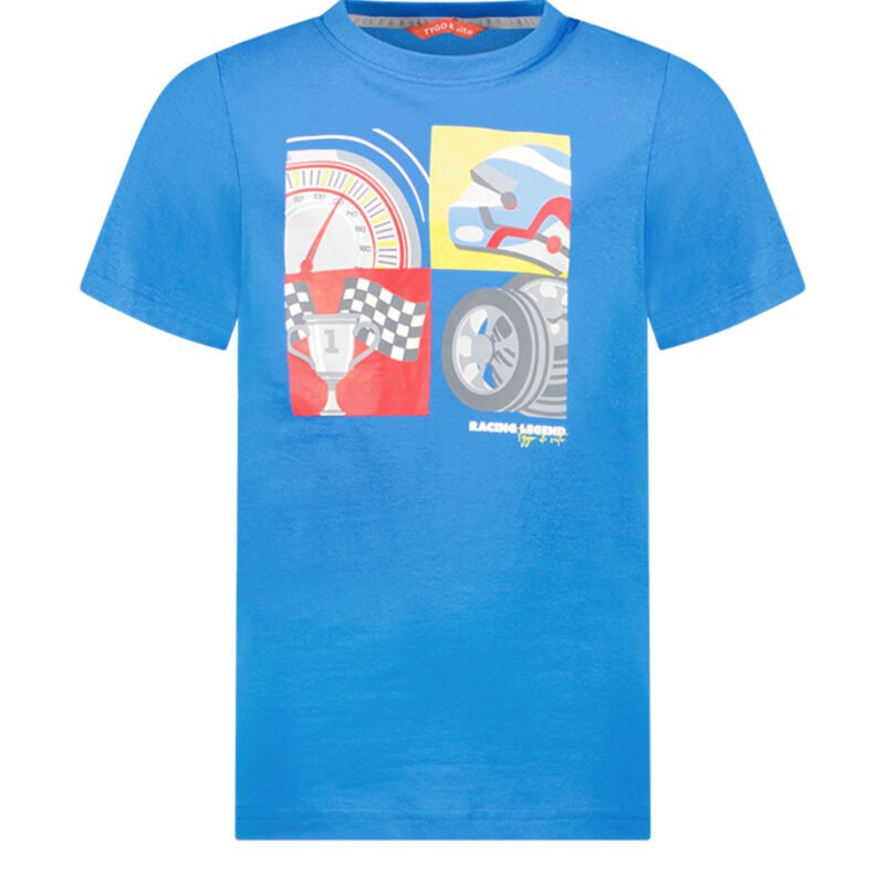 Tygo & Vito Jongens t-shirt - Joel - Sky blauw TYGO&vito Jongens t-shirt - Joel - Sky blauwMateriaal 95% CMIA