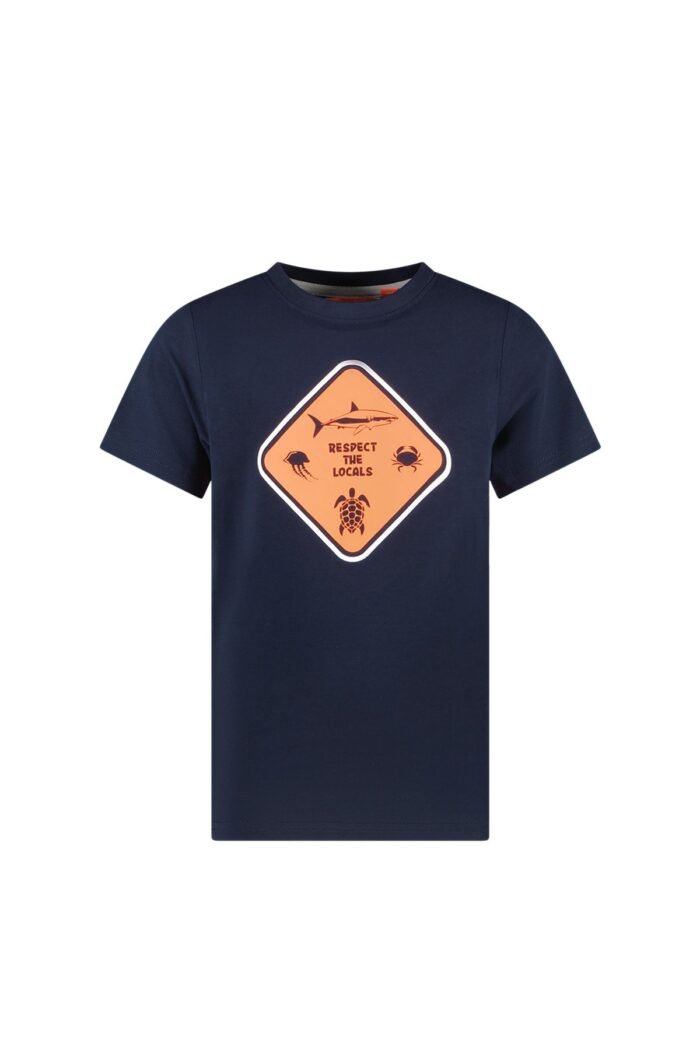 Tygo & Vito Jongens t-shirt - Wessel - Navy blauw TYGO&vito Jongens t-shirt - Wessel - Navy blauwMateriaal 95% CMIA
