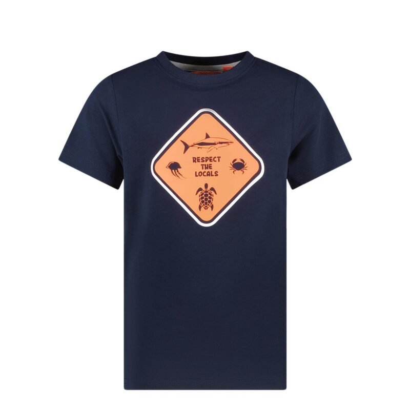 Tygo & Vito Jongens t-shirt - Wessel - Navy blauw TYGO&vito Jongens t-shirt - Wessel - Navy blauwMateriaal 95% CMIA