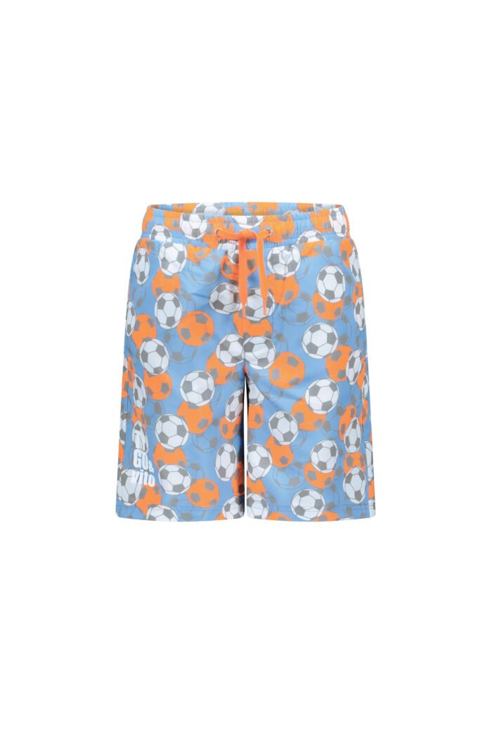 Tygo & Vito Jongens zwembroek AOP voetbal - Helder blauw Tygo & Vito Jongens zwembroek AOP voetbal - Helder blauw100% PE