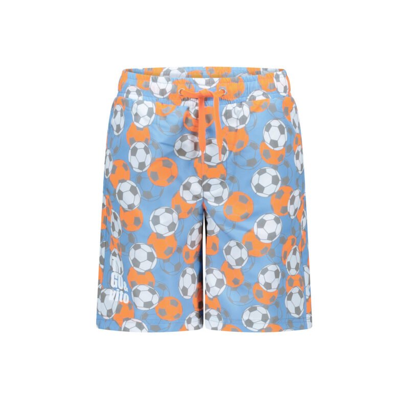 Tygo & Vito Jongens zwembroek AOP voetbal - Helder blauw Tygo & Vito Jongens zwembroek AOP voetbal - Helder blauw100% PE