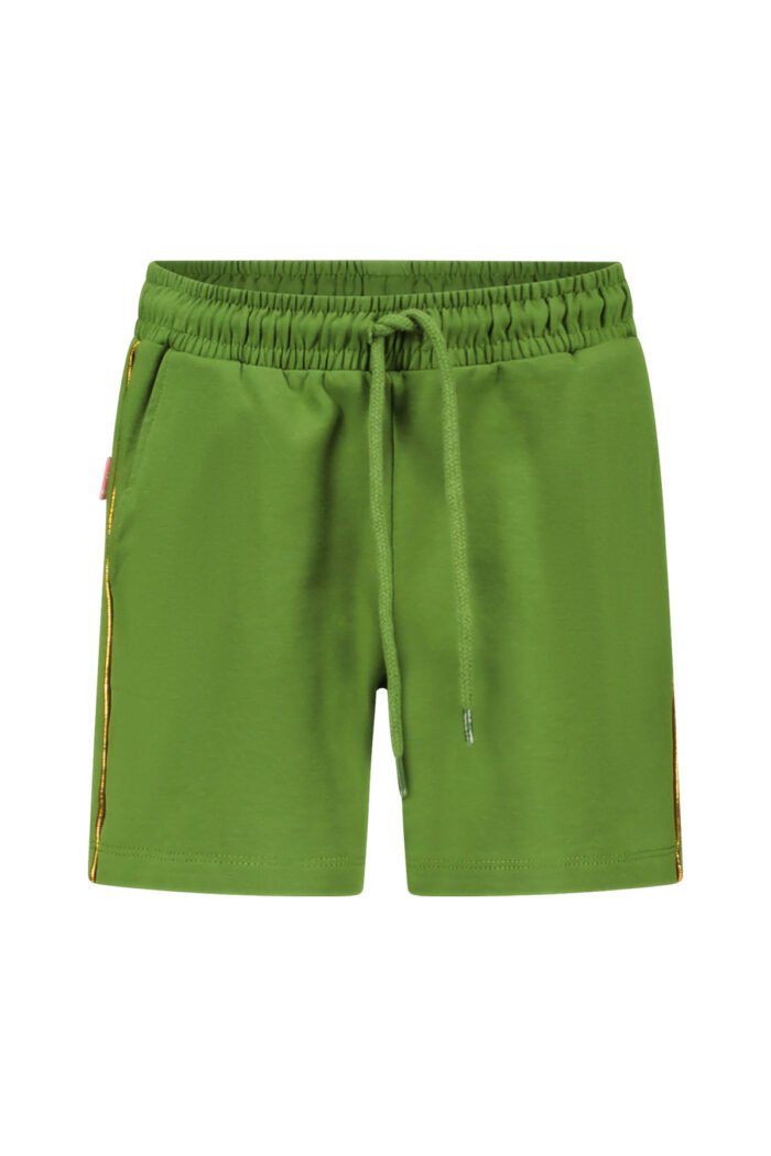Tygo & Vito Meisjes sweat short - Peggy - Tropical groen TYGO&vito Meisjes sweat short - Peggy - Tropical groenMateriaal 95% CMIA