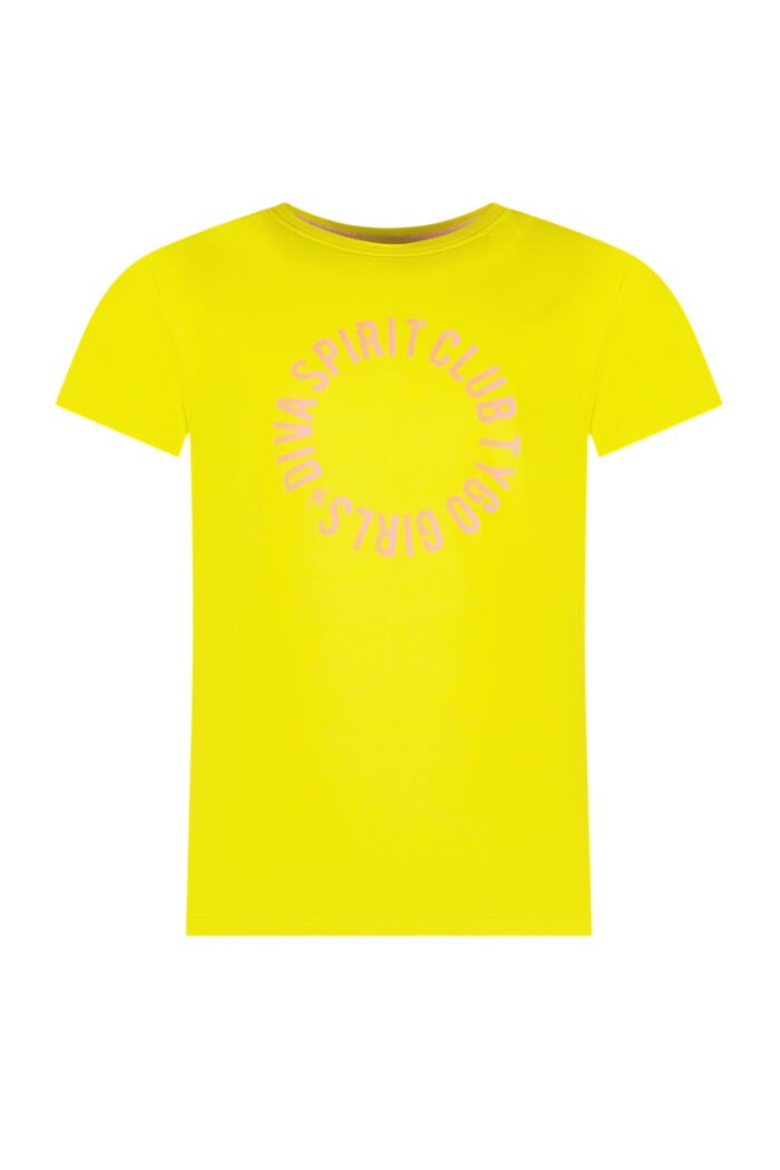 Tygo & Vito Meisjes t-shirt - Jayla - Geel TYGO&vito Meisjes t-shirt - Jayla - GeelMateriaal 95% CMIA