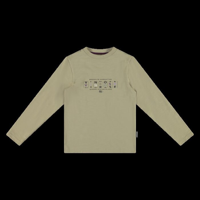 Vinrose Jongens shirt - Cement Vinrose Jongens shirt - CementMateriaal