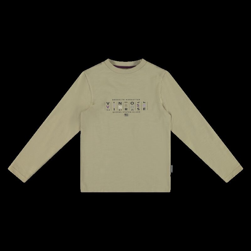 Vinrose Jongens shirt - Cement Vinrose Jongens shirt - CementMateriaal