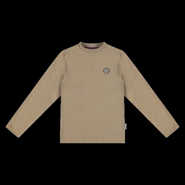Vinrose Jongens shirt - Taupe Vinrose Jongens shirt - TaupeMateriaal