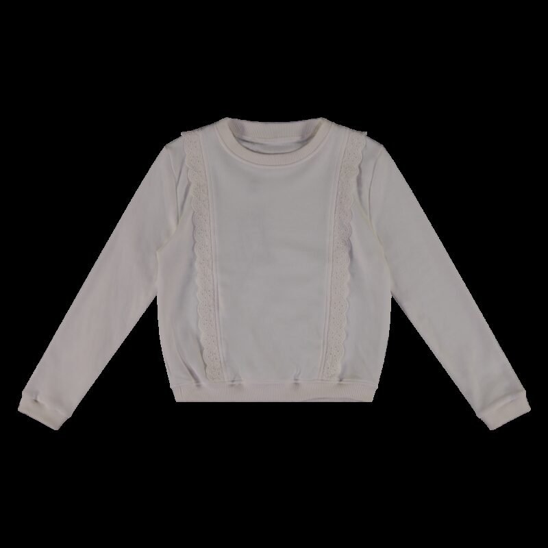 Vinrose Meisjes sweater - Egret Vinrose Meisjes sweater - EgretMateriaal